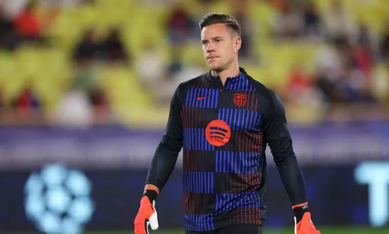 تير شتيغن ينهي موسمه مبكرًا بعد إصابة خطيرة