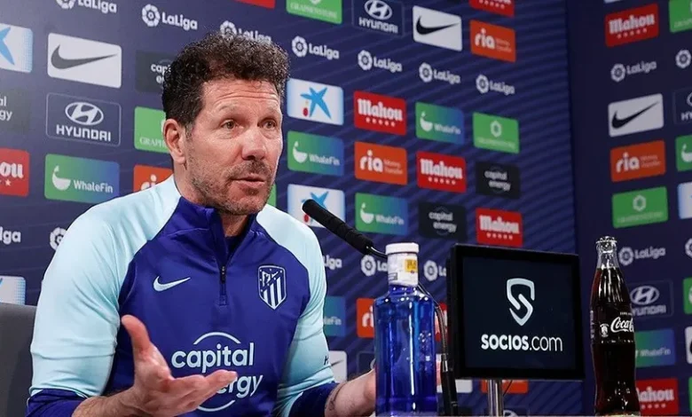 سيميوني: أتلتيكو مدريد يحتاج لإدارة الضغط قبل ديربي العاصمة
