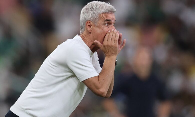 غضب كاسترو بعد تعادل النصر ضد الشرطة في دوري أبطال آسيا