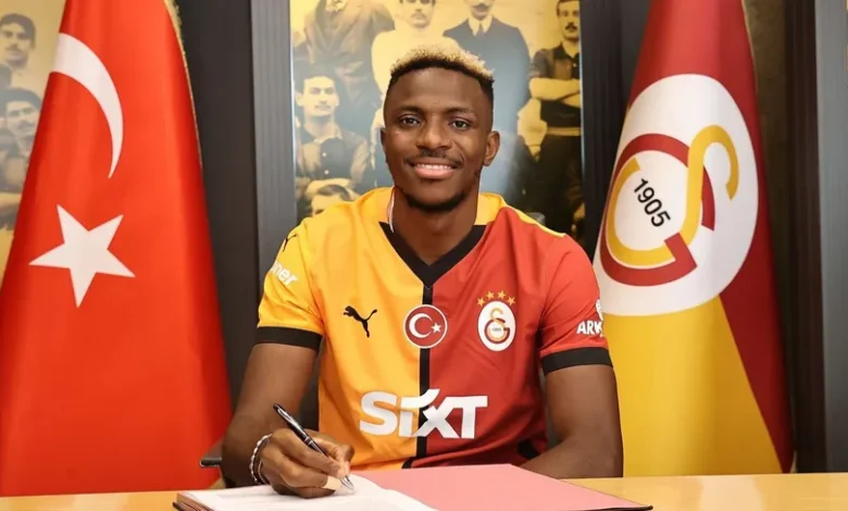 غلطة سراي يعلن تعاقده مع فيكتور أوسيمين على سبيل الإعارة