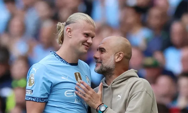 غوارديولا يتفادى التأكيد بشأن مشاركة هالاند ضد برينتفورد