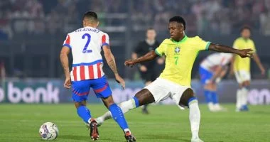 فينيسيوس يتحدث عن خسارة البرازيل ويعد بتحسين الأداء في تصفيات كأس العالم 2026