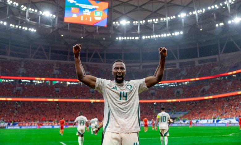 كادش يقود السعودية لفوز مثير على الصين في تصفيات كأس العالم 2026