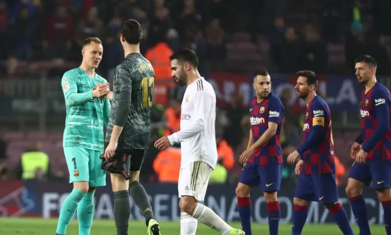 كورتوا يتعاطف مع تير شتيغن بعد إصابته الخطرة