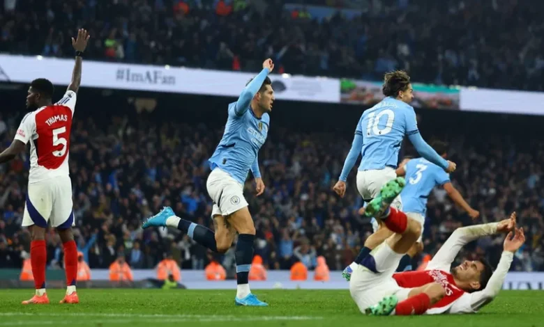 مانشستر سيتي يخطف تعادلًا مثيرًا أمام أرسنال في الوقت القاتل