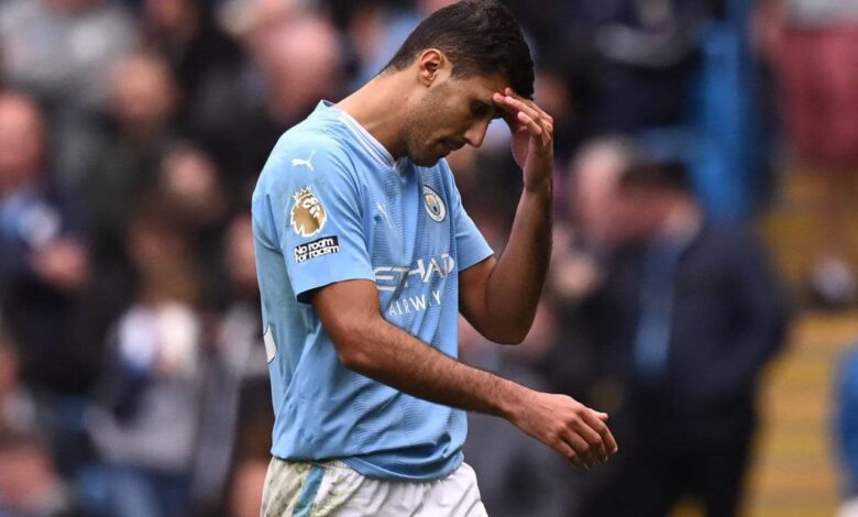 مانشستر سيتي يكشف تفاصيل إصابة رودري في الركبة