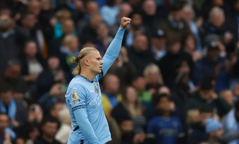 هالاند يسجل هدفه المئة مع مانشستر سيتي