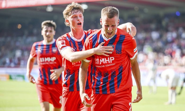 هايدنهايم يتصدر الدوري الألماني بفوز كبير على أوغسبورغ