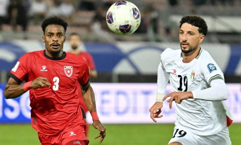 وسام أبو علي يسجل هدفاً تاريخياً لمنتخب فلسطين في تصفيات كأس العالم 2026