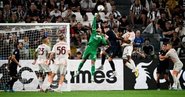 يوفنتوس وروما يتعادلان سلبيًا في الشوط الأول