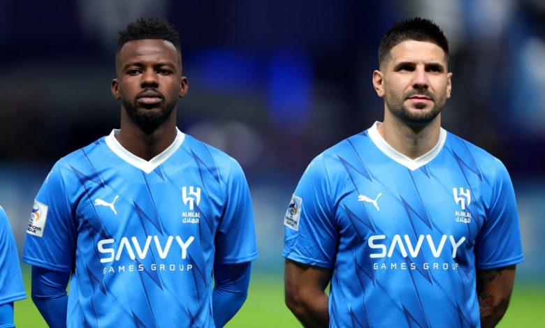 شكوك حول مشاركة تمبكتي في مباراة الهلال ضد الأهلي بسبب الإصابة