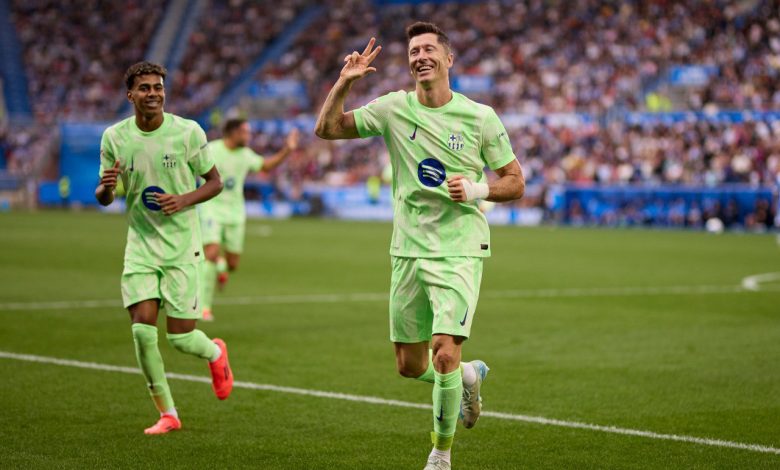 ليفاندوفسكي يكشف سبب تطور مستواه هذا الموسم مع برشلونة