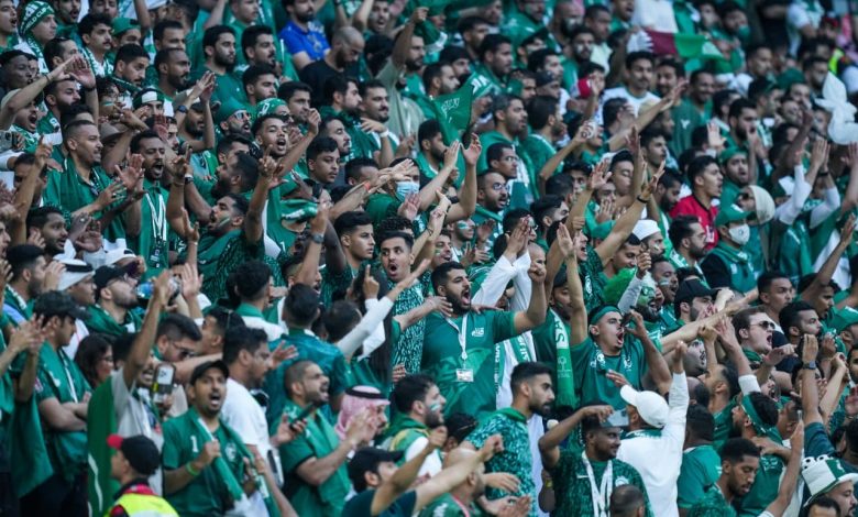 بقيادة مانشيني.. بروفات جماهير منتخب السعودية قبل مباراة اليابان