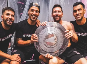 إنتر ميامي يحرز درع المشجعين بقيادة ميسي