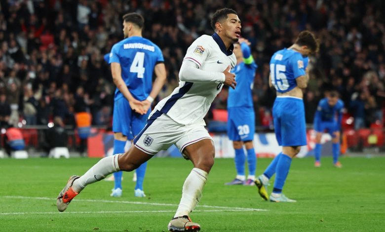إنجلترا تتعرض لهزيمة مفاجئة أمام اليونان في دوري الأمم الأوروبية