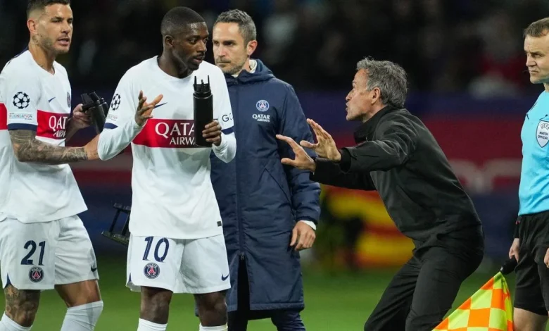 تصاعد الخلاف بين ديمبيلي وإنريكي بعد استبعاده من مواجهة أرسنال