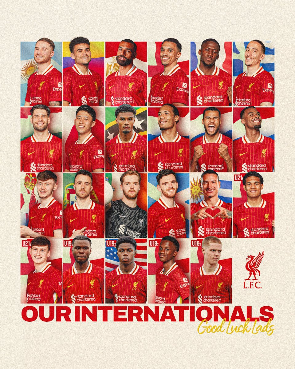 صلاح يتصدر قائمة لاعبي ليفربول الدوليين