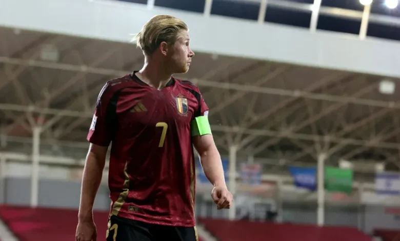 دي بروين يقرر الغياب عن بلجيكا في دوري الأمم الأوروبية