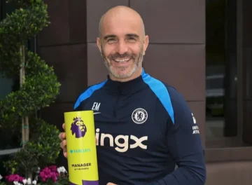 ماريسكا يُتوَّج بجائزة أفضل مدرب في الدوري الإنجليزي