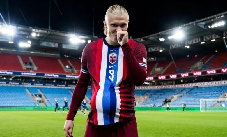 هالاند يقود النرويج للفوز ويصبح الهداف التاريخي